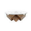 Magnussen Home Vector Russet Round Cocktail Table