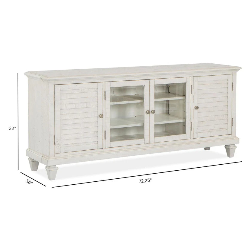Magnussen Home Newport Alabaster Console