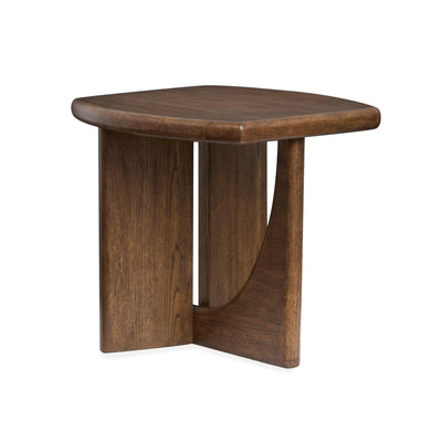 Magnussen Home Phoebe Sienna Brown Rectangular End Table