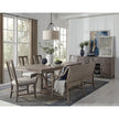 Magnussen Home Paxton Place Dovetail Grey Bench With Back