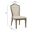 Pulaski Furniture Saddle Creek Timber Brown Upholstered Side Chair Two Pack