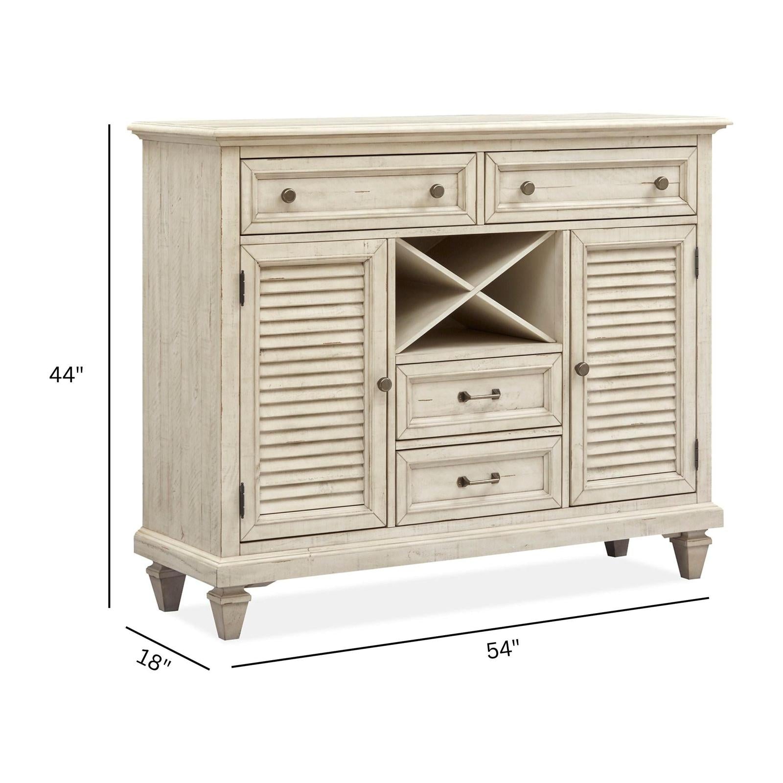 Magnussen Home Newport Alabaster Server
