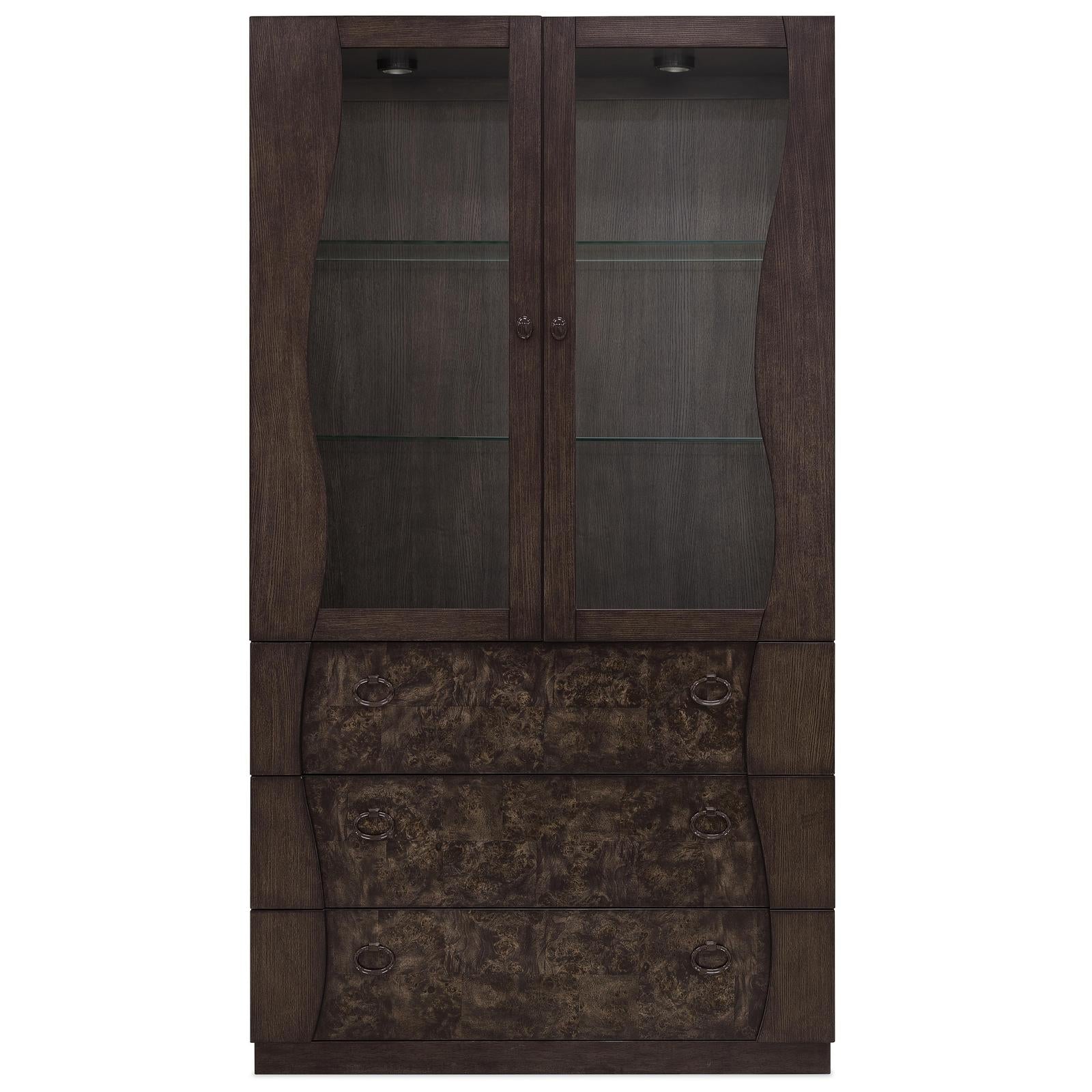 Pulaski Furniture Modern Mosaic Brown China