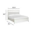 Magnussen Home Springhouse Whisper White Upholstered Panel Bed