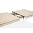 Salt Life Home Echo Isles Sea Pearl and Driftwood Extendable Rectangular Dining Table