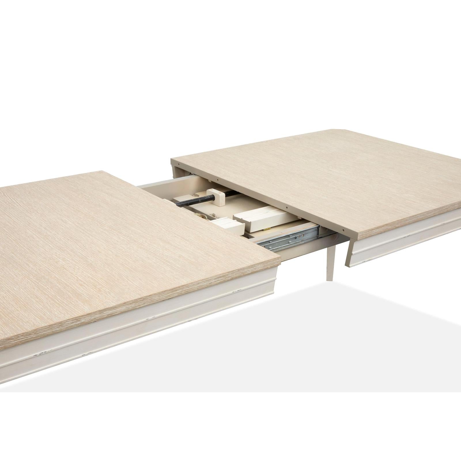 Salt Life Home Echo Isles Sea Pearl and Driftwood Extendable Rectangular Dining Table