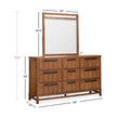 Magnussen Home Conway Honey Wheat Drawer Dresser