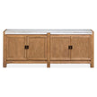 Magnussen Home Plum Creek Sierra Brown Door Console