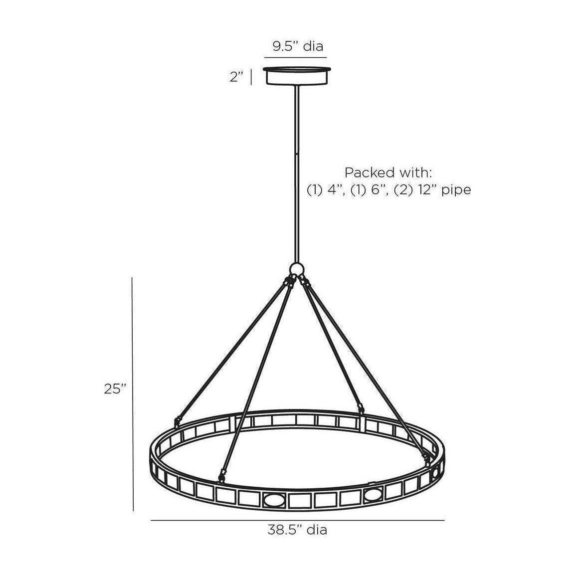 Arteriors Empire Chandelier