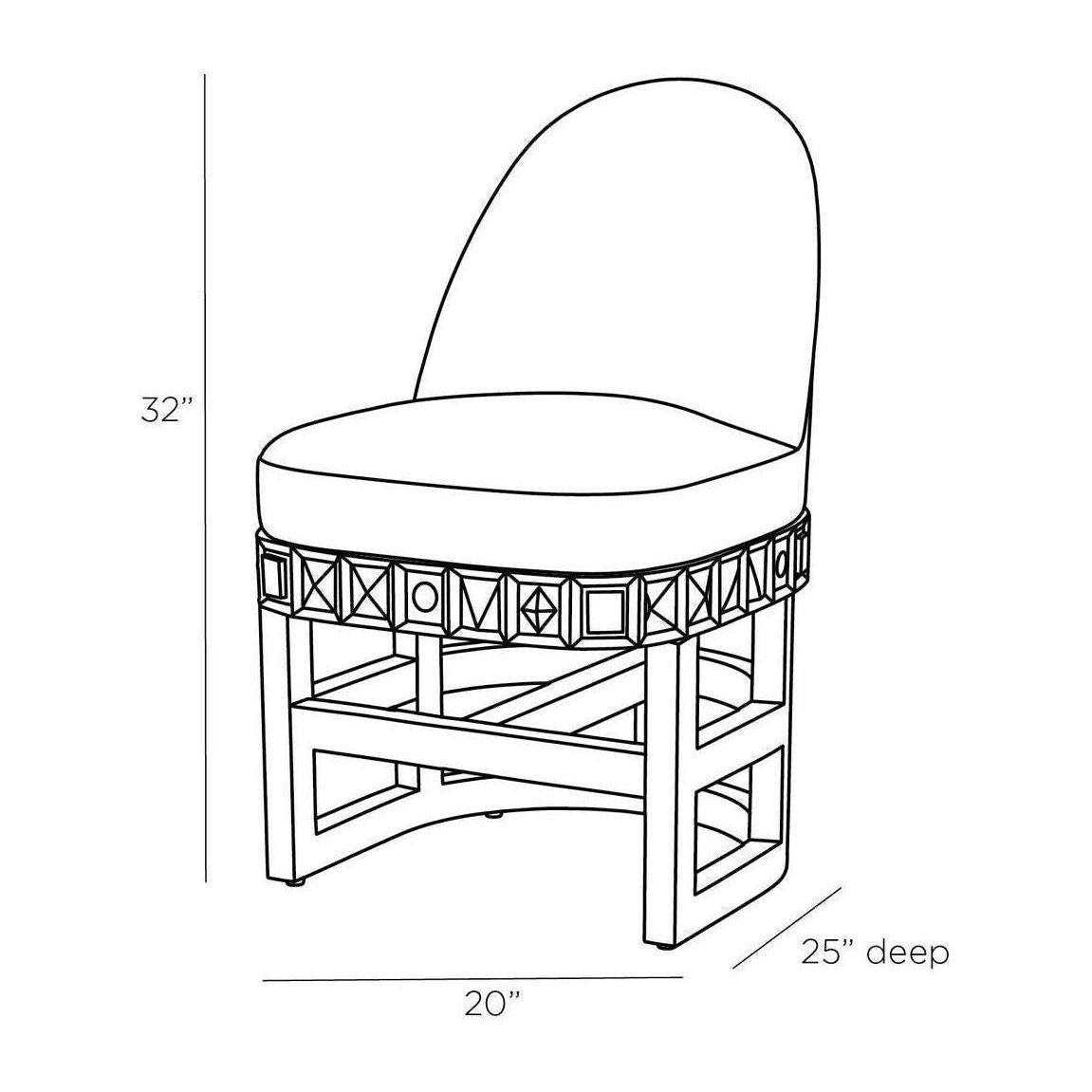 Arteriors Vargueño Chair