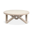 Magnussen Home Bostwick Coconut Cream Round Cocktail Table