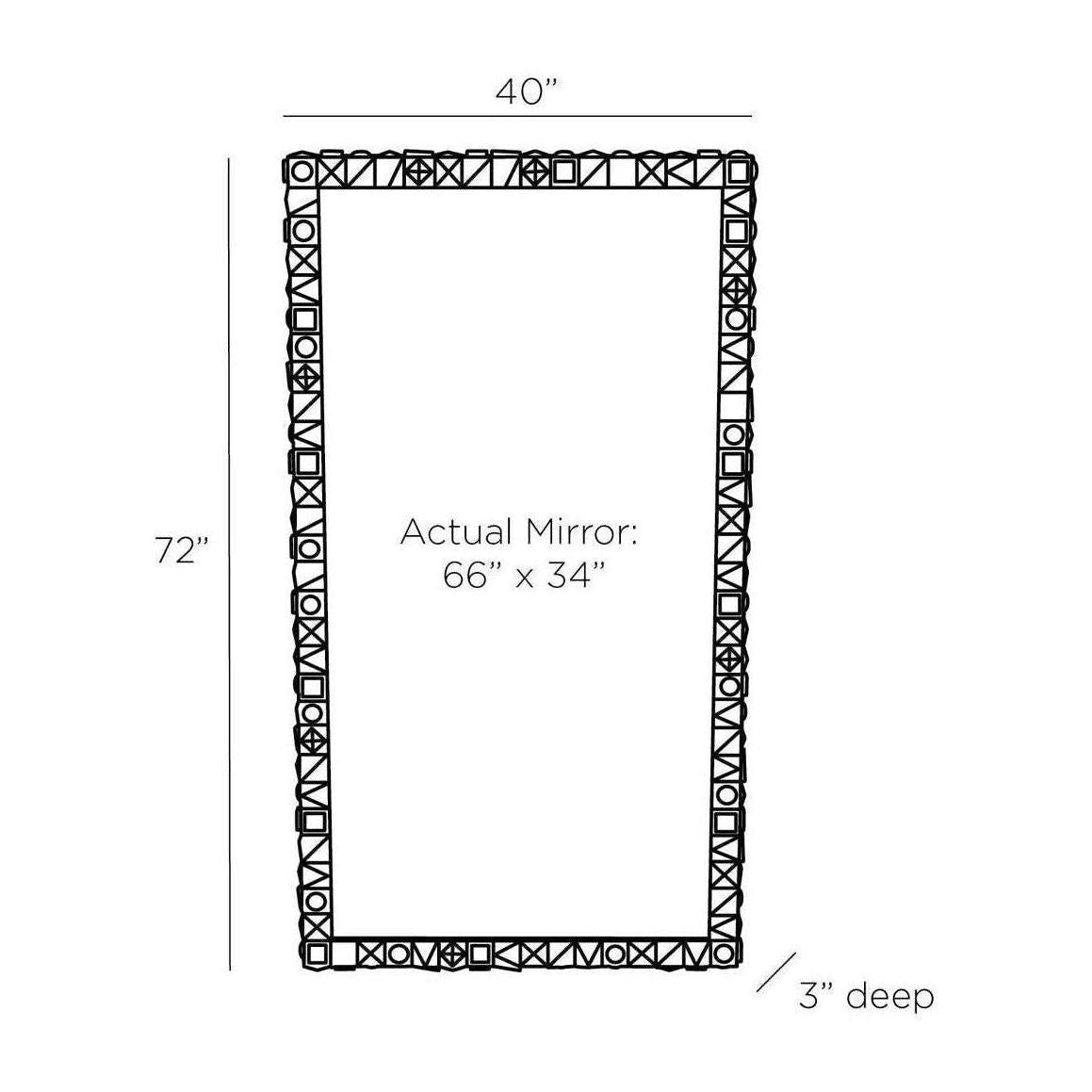 Arteriors Empire Full Length Mirror