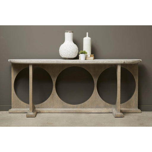 Pulaski Furniture Modern Entryway Console Table with Concrete Top