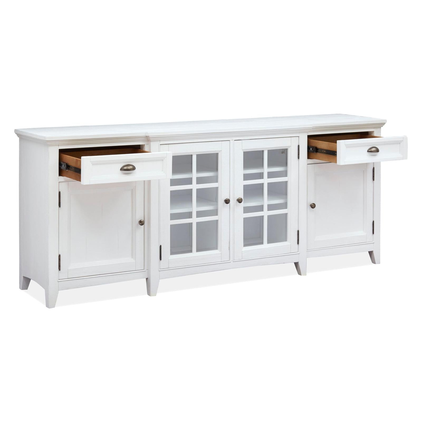 Magnussen Home Heron Cove Chalk White Console