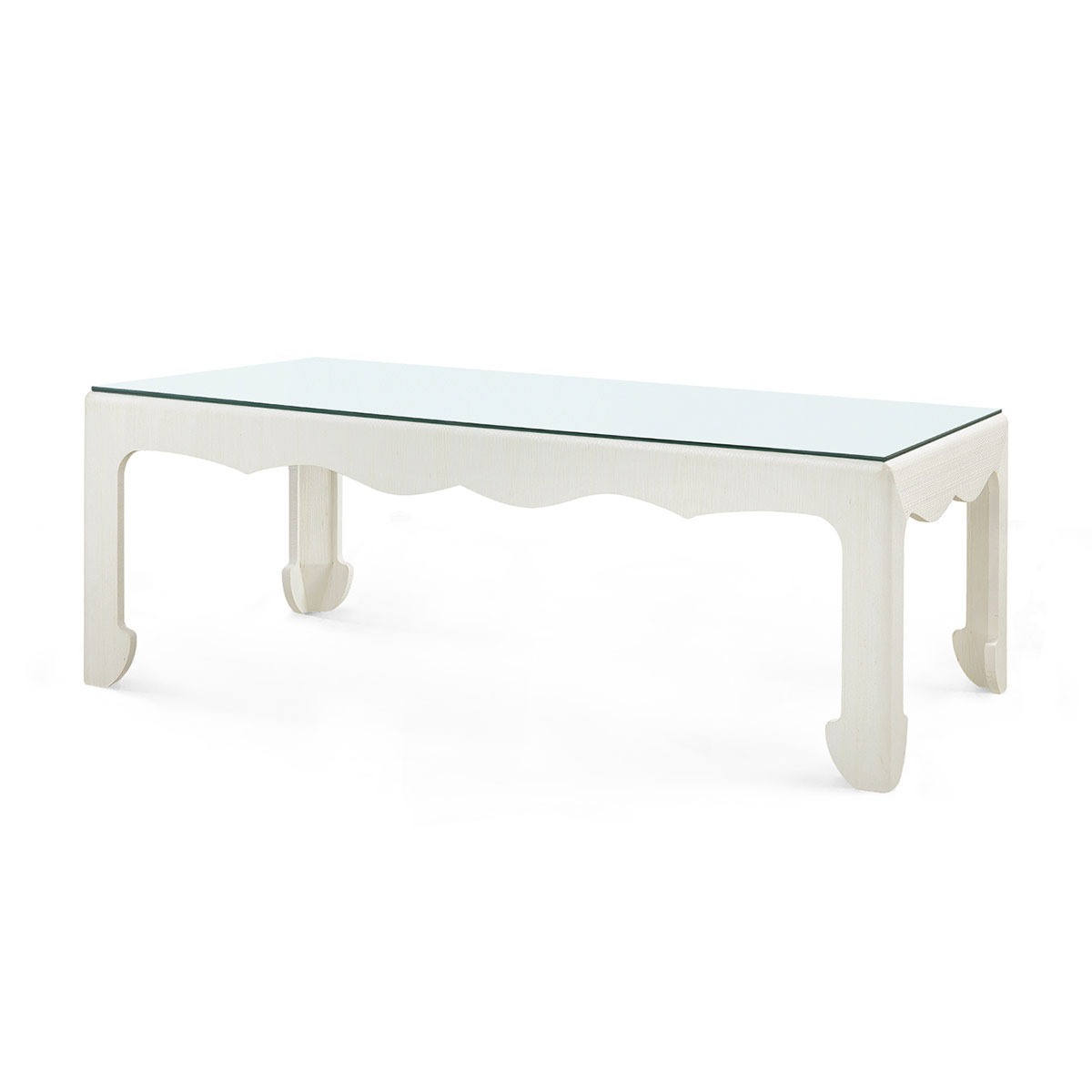 Villa & House Gianna Coffee Table with Glass Top