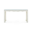 Villa & House Gianna Console Table with Glass Top