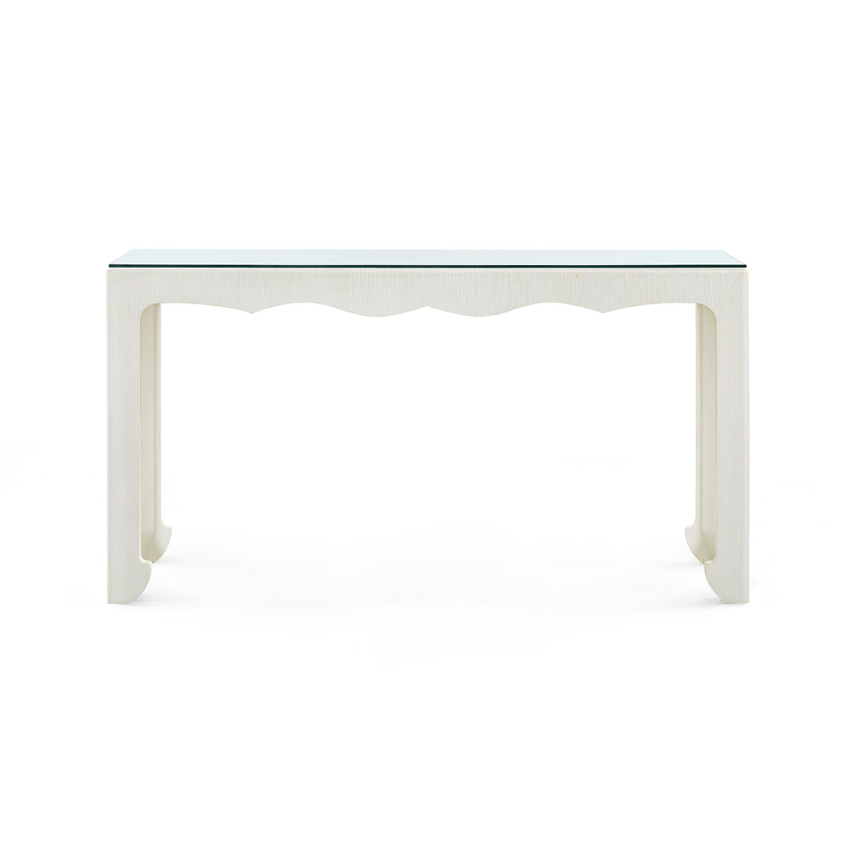 Villa & House Gianna Console Table with Glass Top