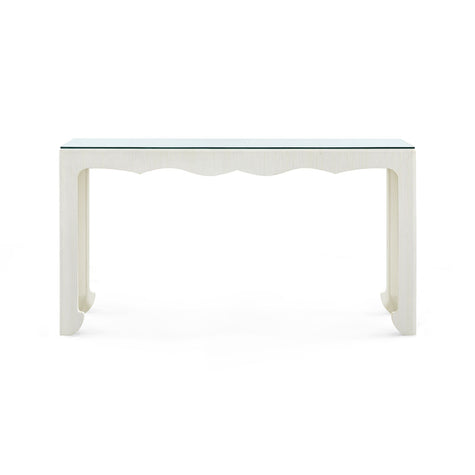 Villa & House Gianna Console Table with Glass Top