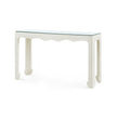 Villa & House Gianna Console Table with Glass Top