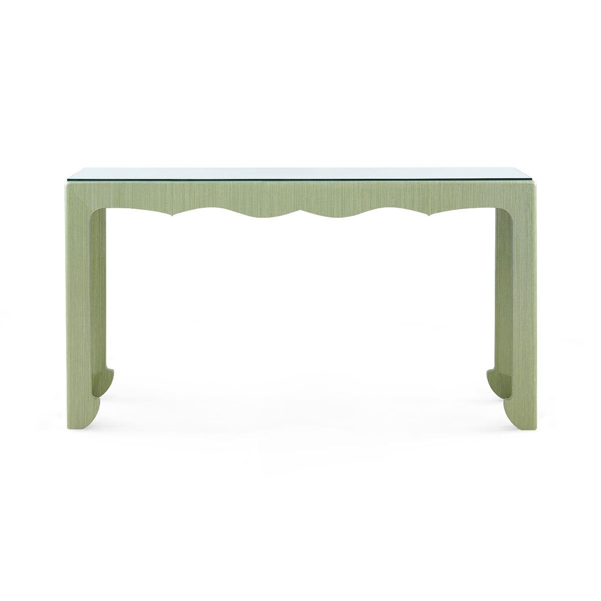 Villa & House Gianna Console Table with Glass Top