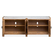 Magnussen Home Plum Creek Sierra Brown Door Console