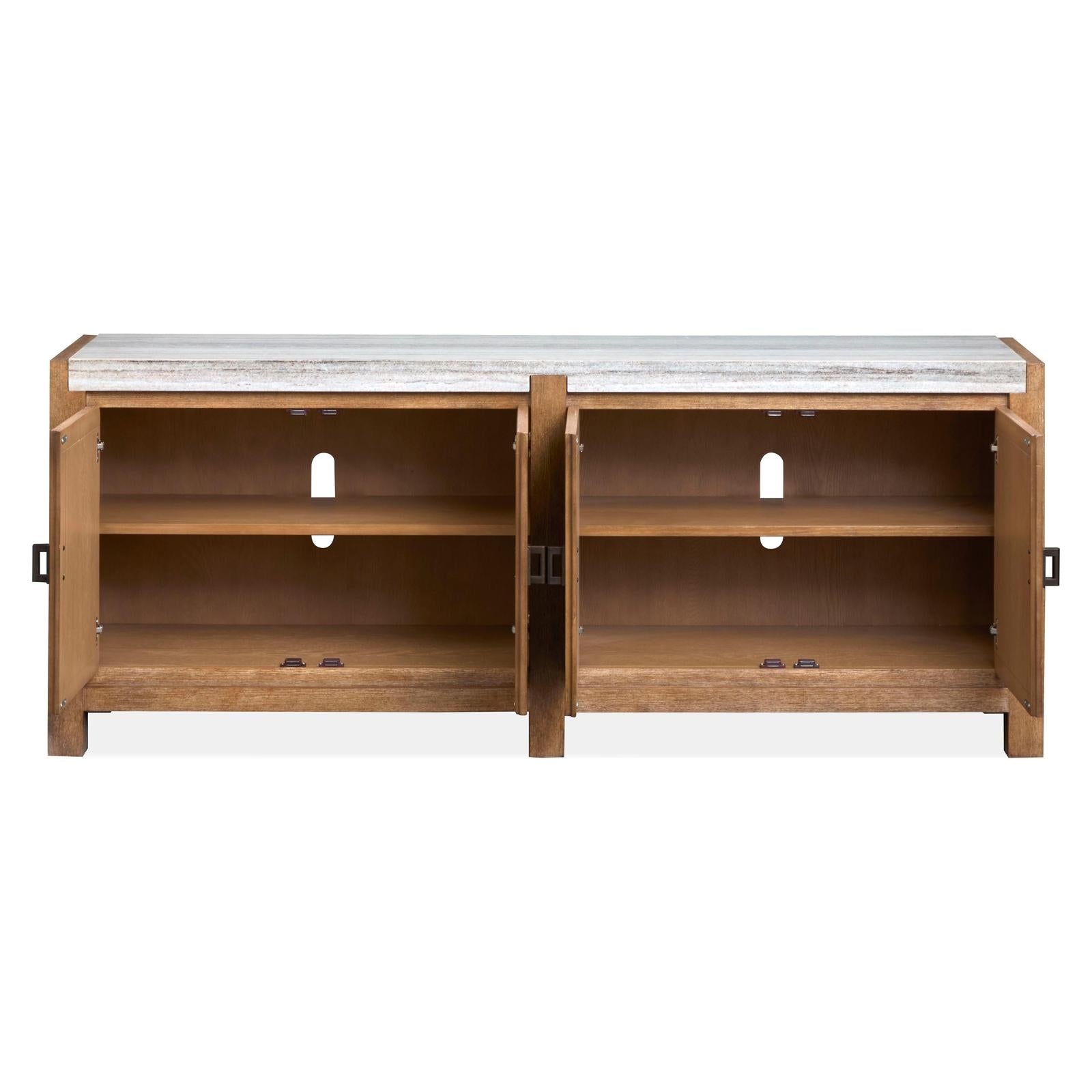 Magnussen Home Plum Creek Sierra Brown Door Console