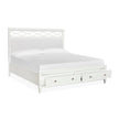 Magnussen Home Springhouse Whisper White Upholstered Panel Bed