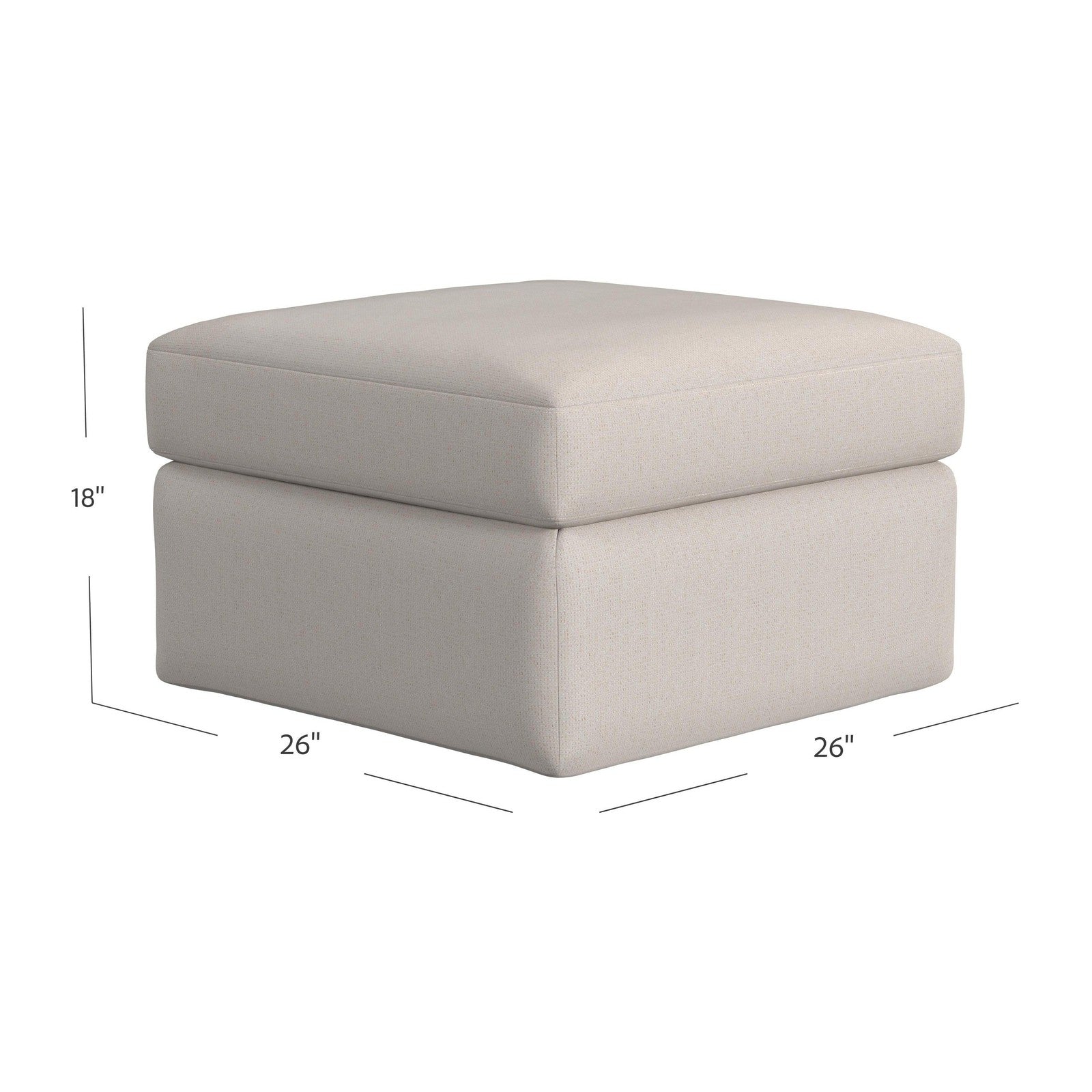 Hooker Upholstery Daxton Ottoman