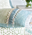 Eastern Accents Grenada Border Trim Applique Decorative Pillow