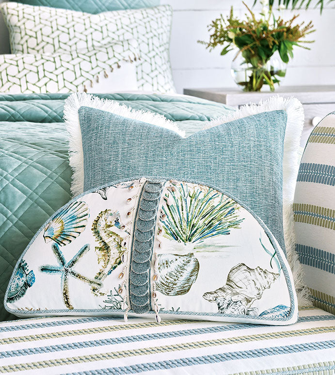 Eastern Accents Grenada Brush Fringe Decorative Pillow
