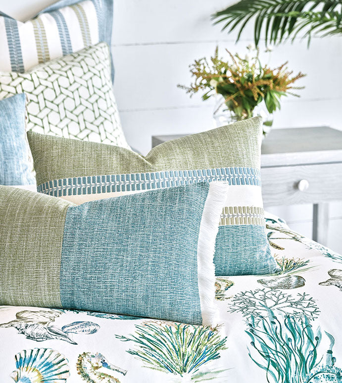 Eastern Accents Grenada Embroidered Decorative Pillow