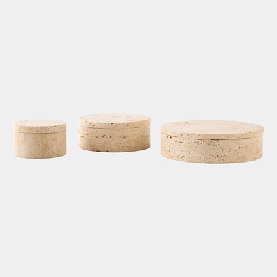 Global Views Girare Travertine Box