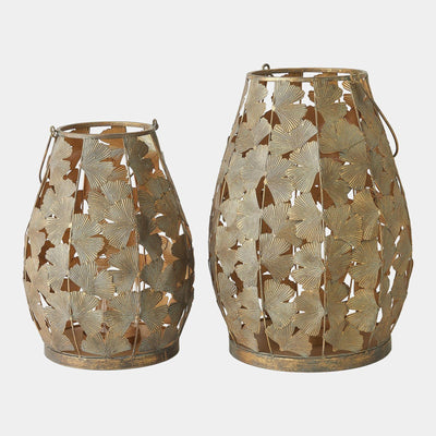 Global Views Ginkgo Leaf Lantern