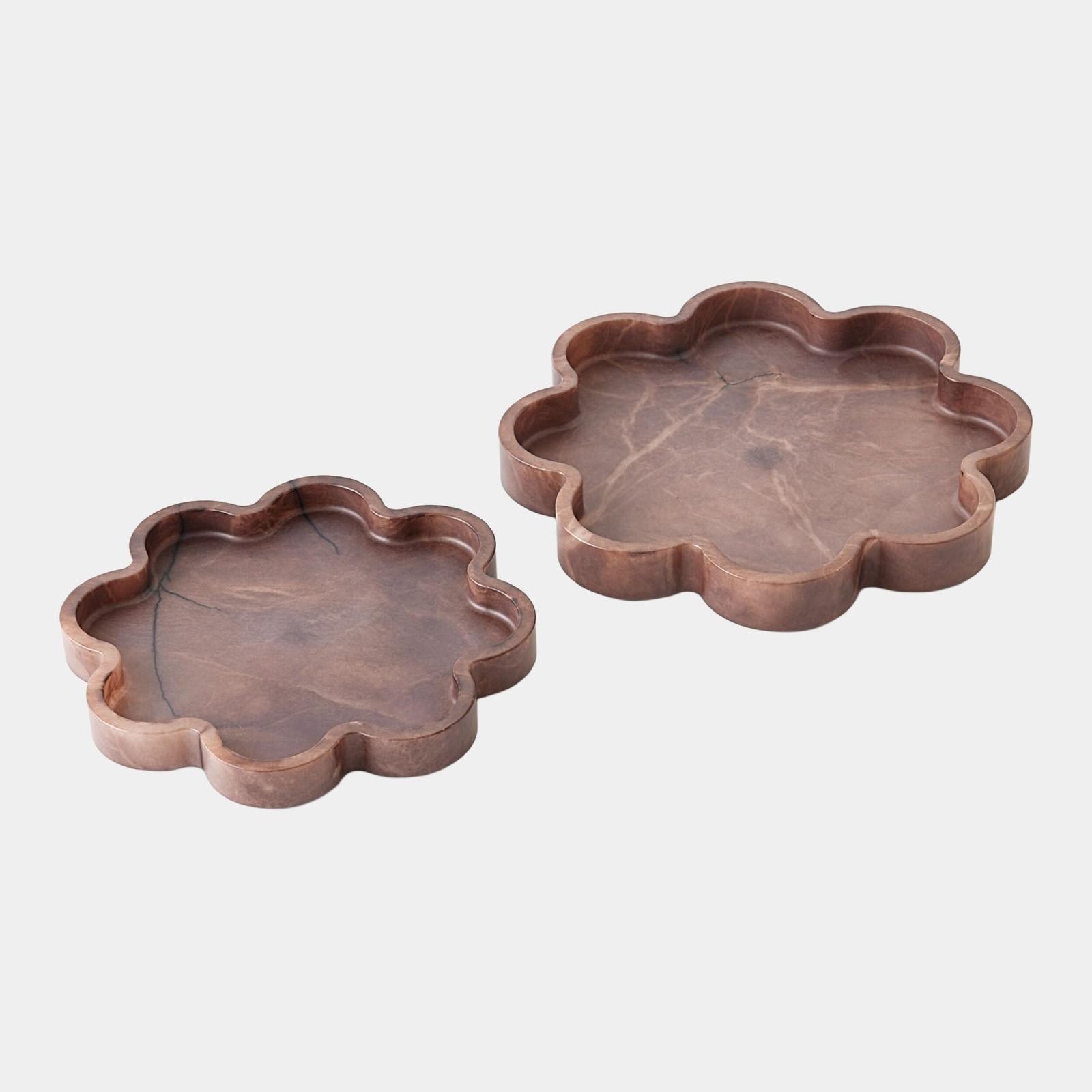 Global Views Cumulus Alabaster Tray