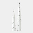 Global Views Spotted White and Black Vase Clearance