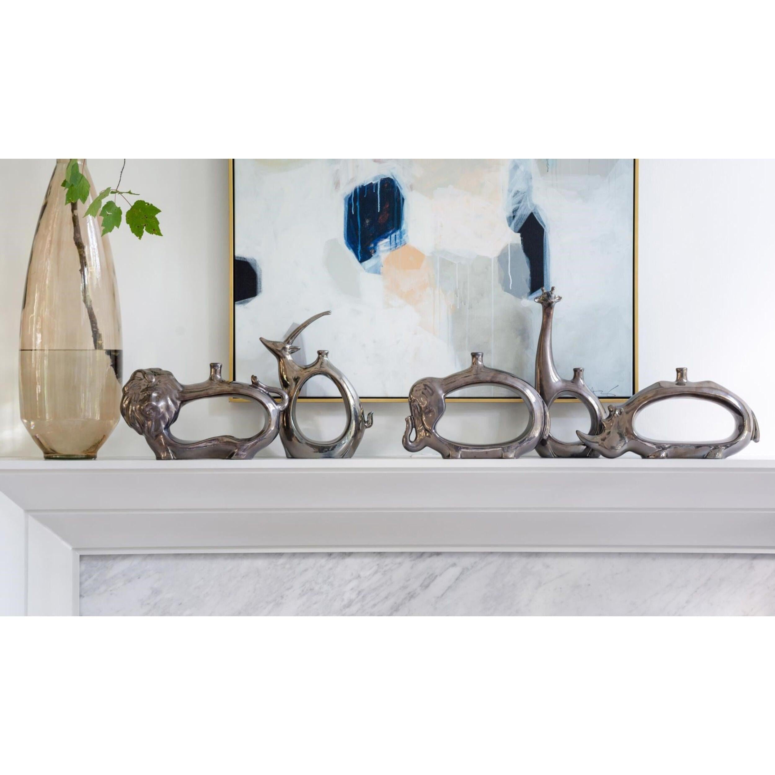 Global Views Rhino Vase