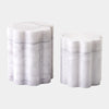 Global Views Cumulus Alabaster Tall Box Clearance