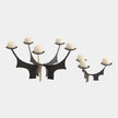 Global Views Brutalist Bronze Candle Holder