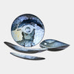 Global Views Obsidian Metallic Black Gondola
