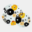 Global Views Fused Floral Charger
