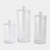 Global Views Diamond Shaped Optic Lidded Canister