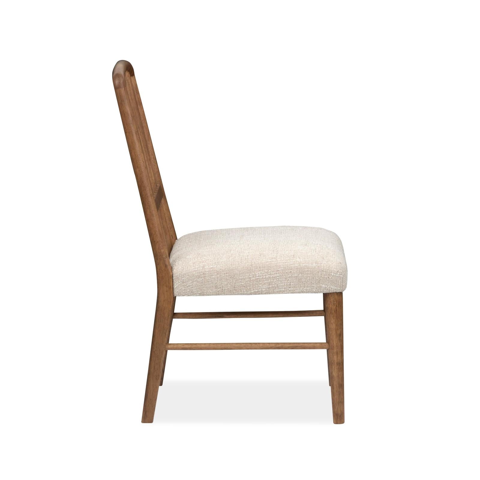 Magnussen Home Woodward Dark Clove Wood Slat Back Side Chair Two Pack