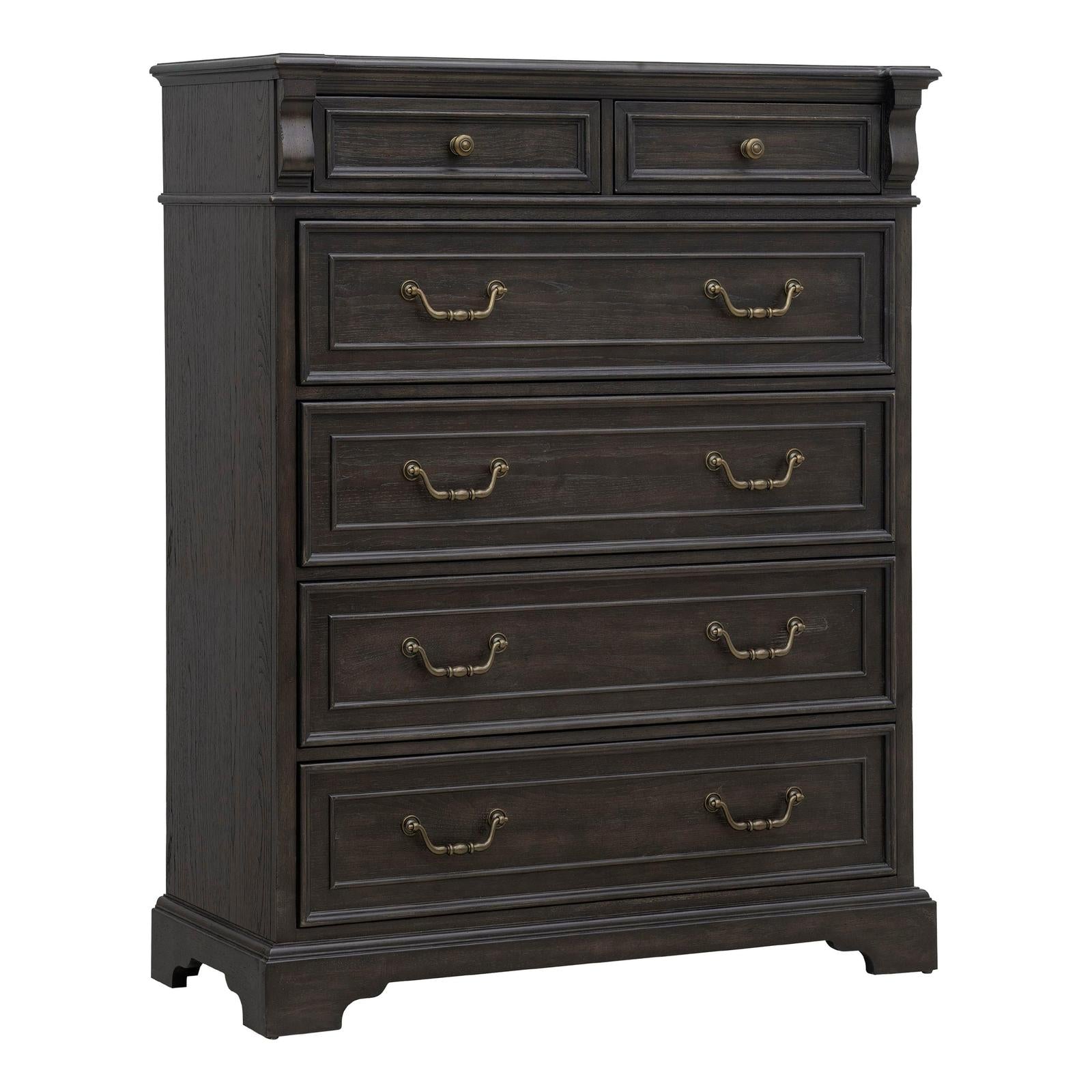Pulaski Furniture Hickory Creek Brown Velvet 6 Drawer Chest