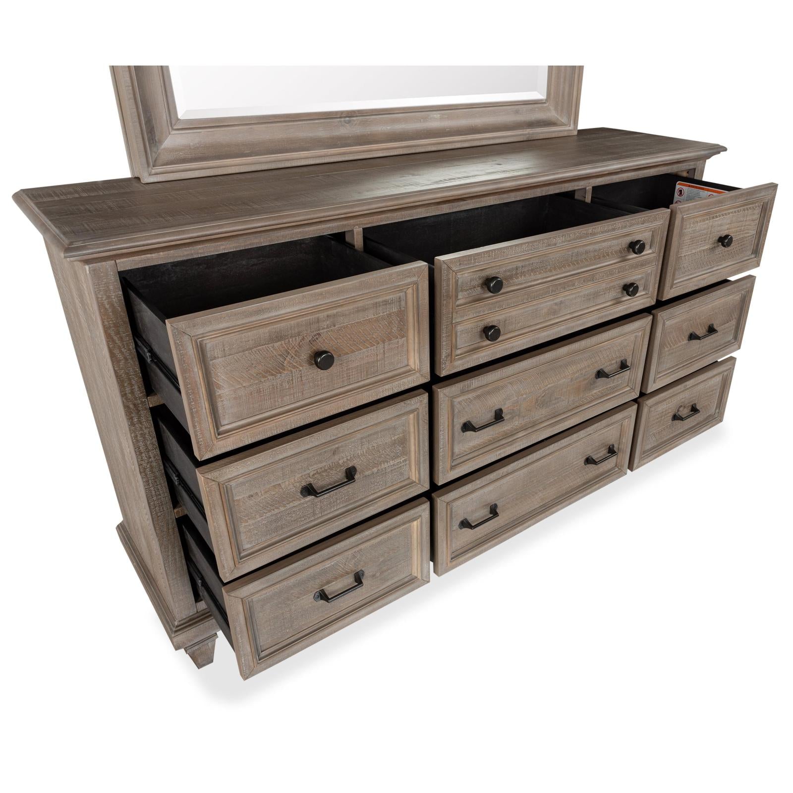 Magnussen Home Lancaster Dovetail Grey Drawer Dresser