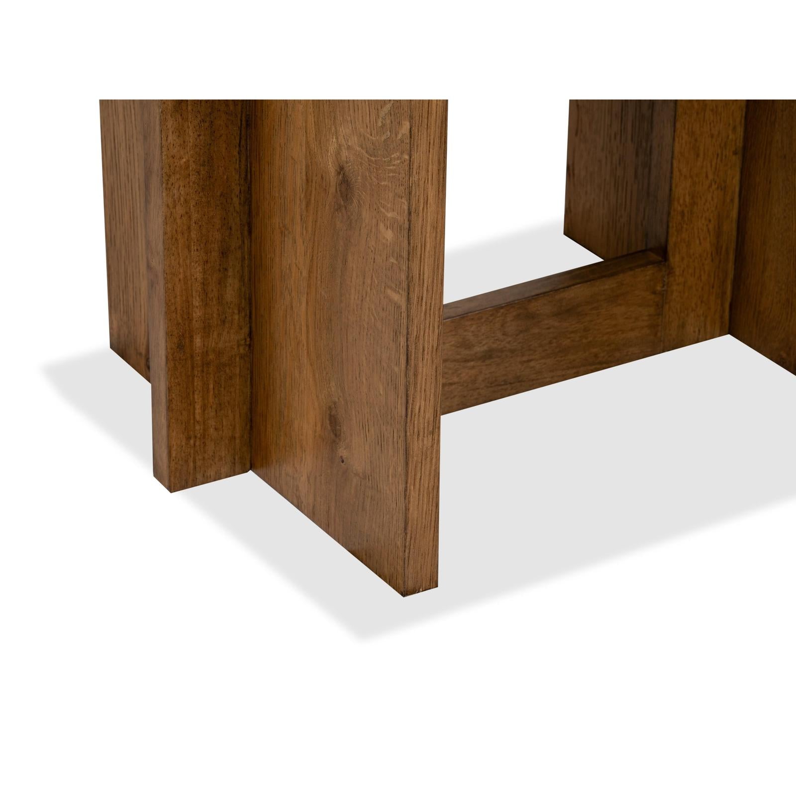 Magnussen Home Marcel Brown Rectangular End Table