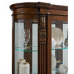 Pulaski Furniture PFC Curios Lighted Curio Curved Front 4 Shelf Cabinet