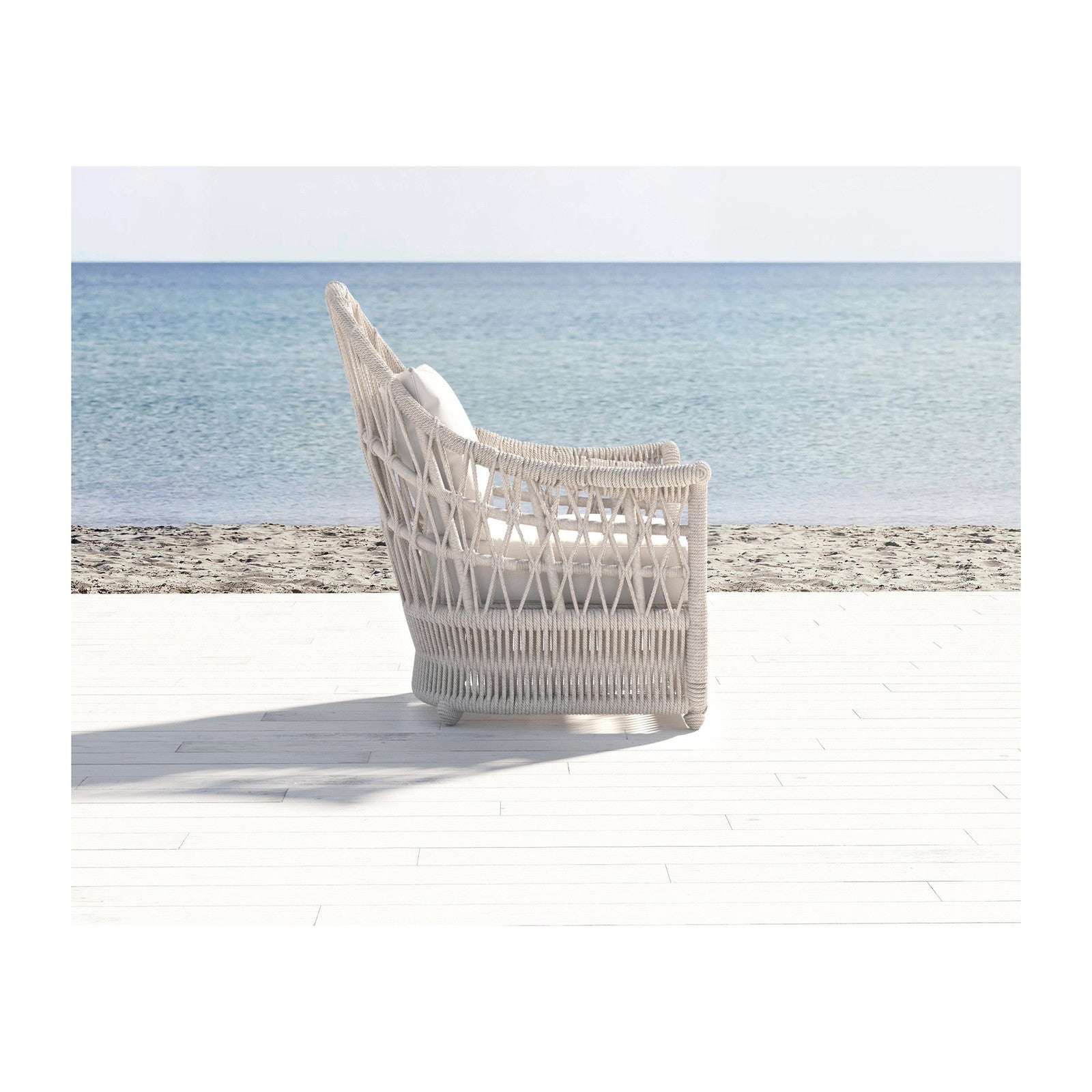Sunset West Dana Rope Wing Chair