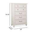 Magnussen Home Willowbrook Egg Shell White Chest