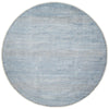 Feizy Janson I6061 Transitional Stripes, Blue/Silver, 8' x 8' Round Rug