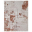 Feizy Gilmore 39UOF Modern Abstract, Ivory/Orange/Gray, Rug